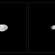Two of the 42 asteroids imaged by the Very Large Telescope.